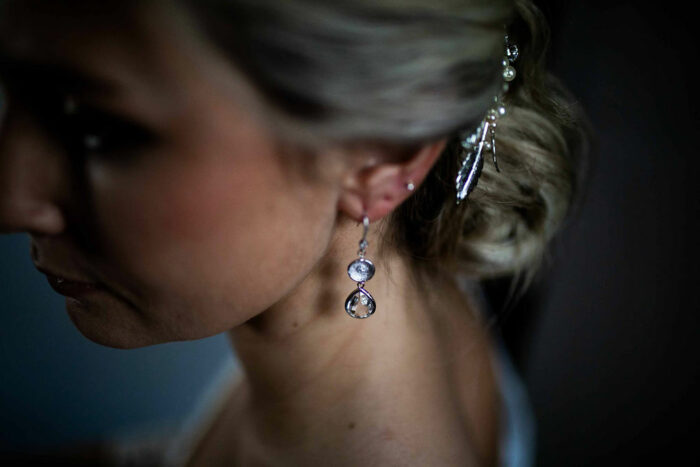 Boucles d'oreilles mariage Florentine