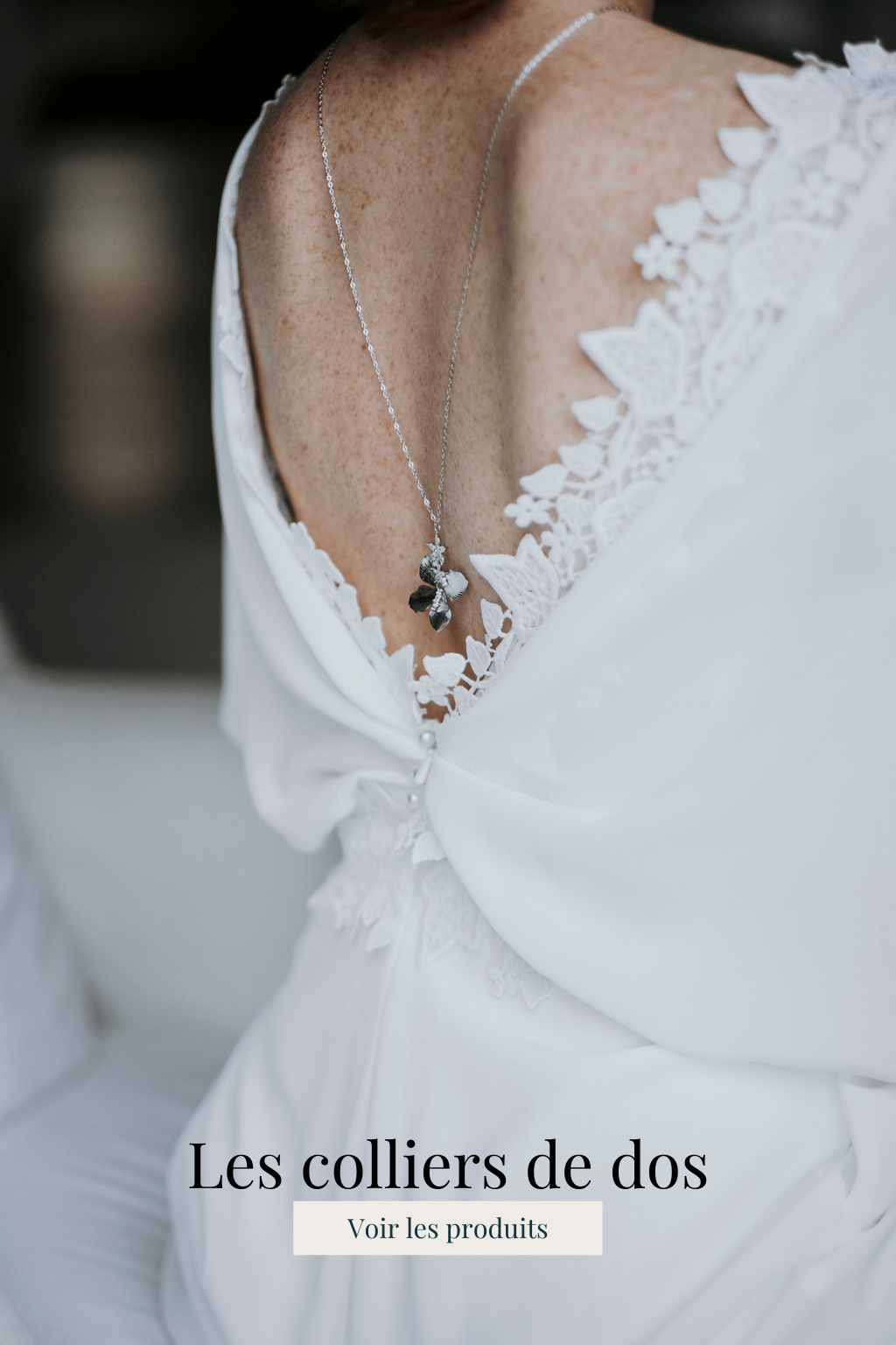 collier de dos mariage